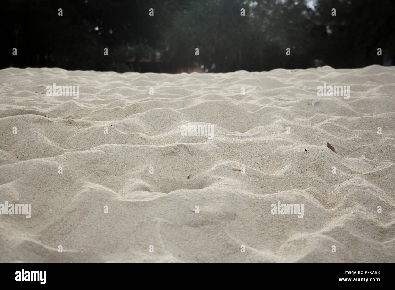 Sable sur plage Banque D'Images