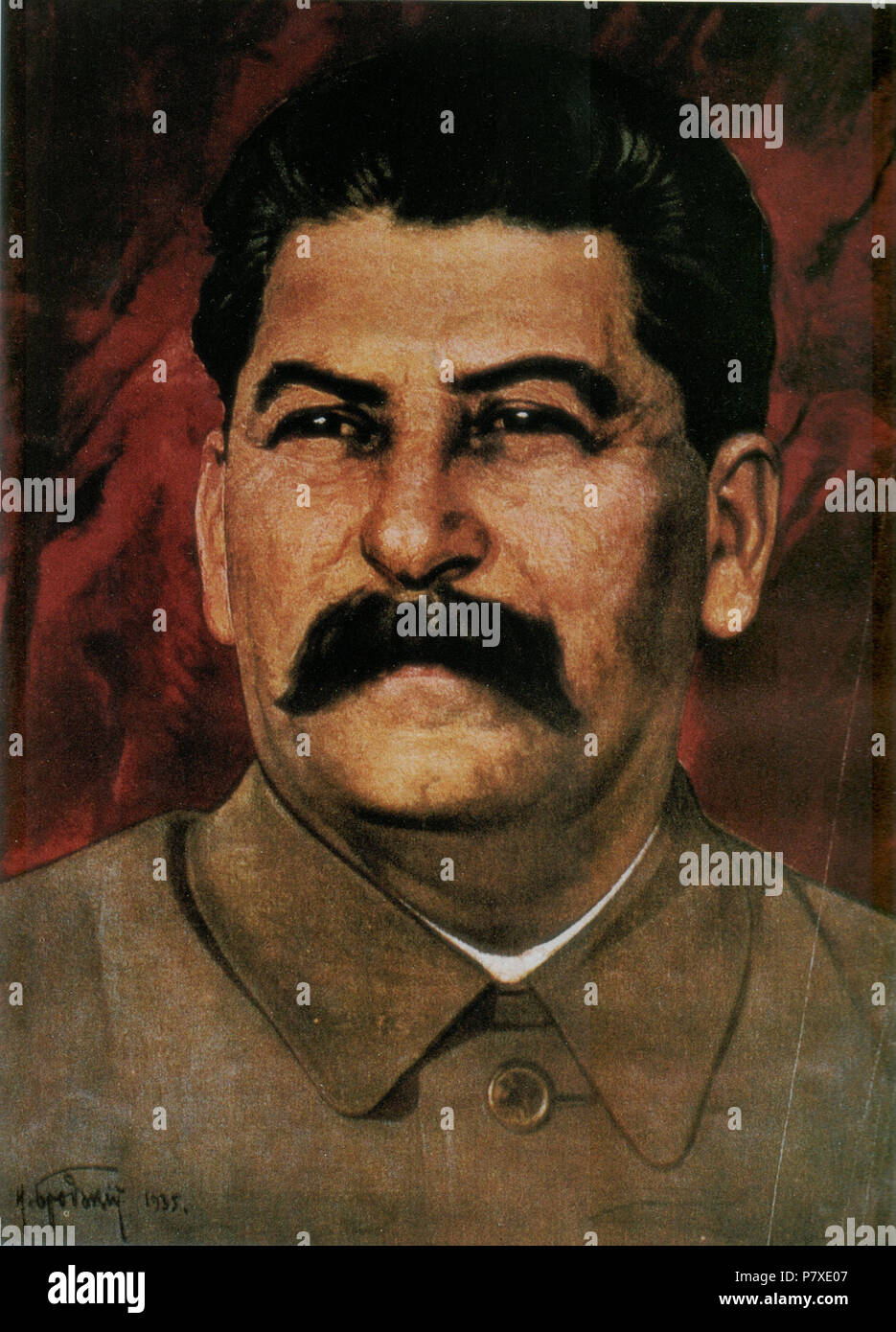 Español : Retrato de Staline por Isaak Brodsky, 1935. 353 1935 StalinPorIsaakBrodsky1935 Banque D'Images