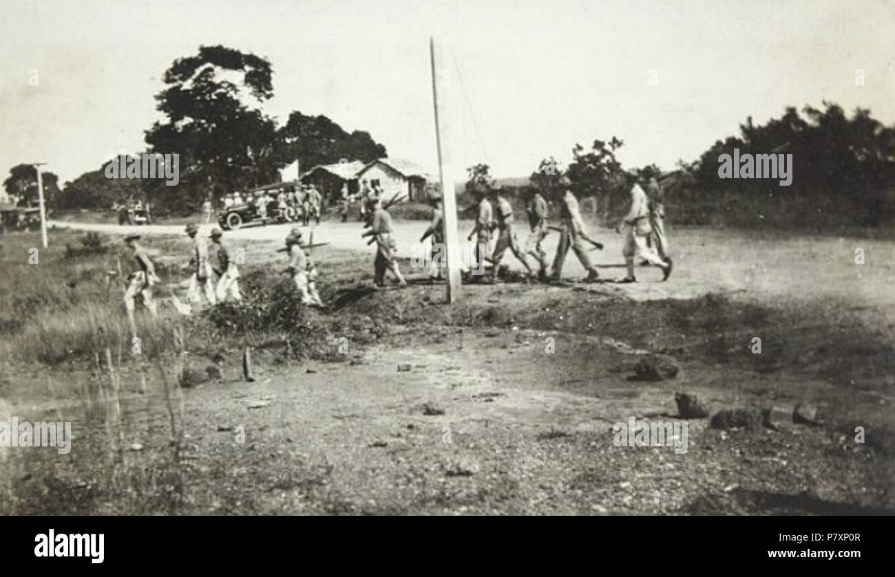 Anglais : US Marines en action en République dominicaine), ch. 1916-1920 . 8 janvier 2013, 19:34:09 135 République Dominicaine. Marines en action pendant le protectorat américain. Années 1920 Banque D'Images