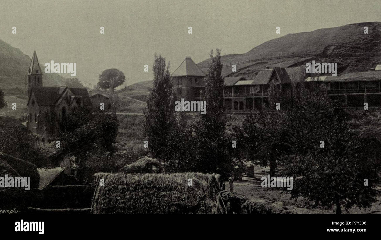 Anglais : à partir de la 'Irene Petrie - missionnaire en cachemire' par Mme Ashley Carus Wilson (sa sœur) c.1900 . 2 janvier 1900 205 Irene petrie livre St Lukes École et l'hôpital Banque D'Images
