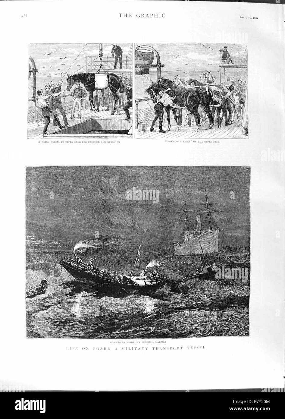 N/A. N/A 370 Le graphique 1881, p. 372 Banque D'Images