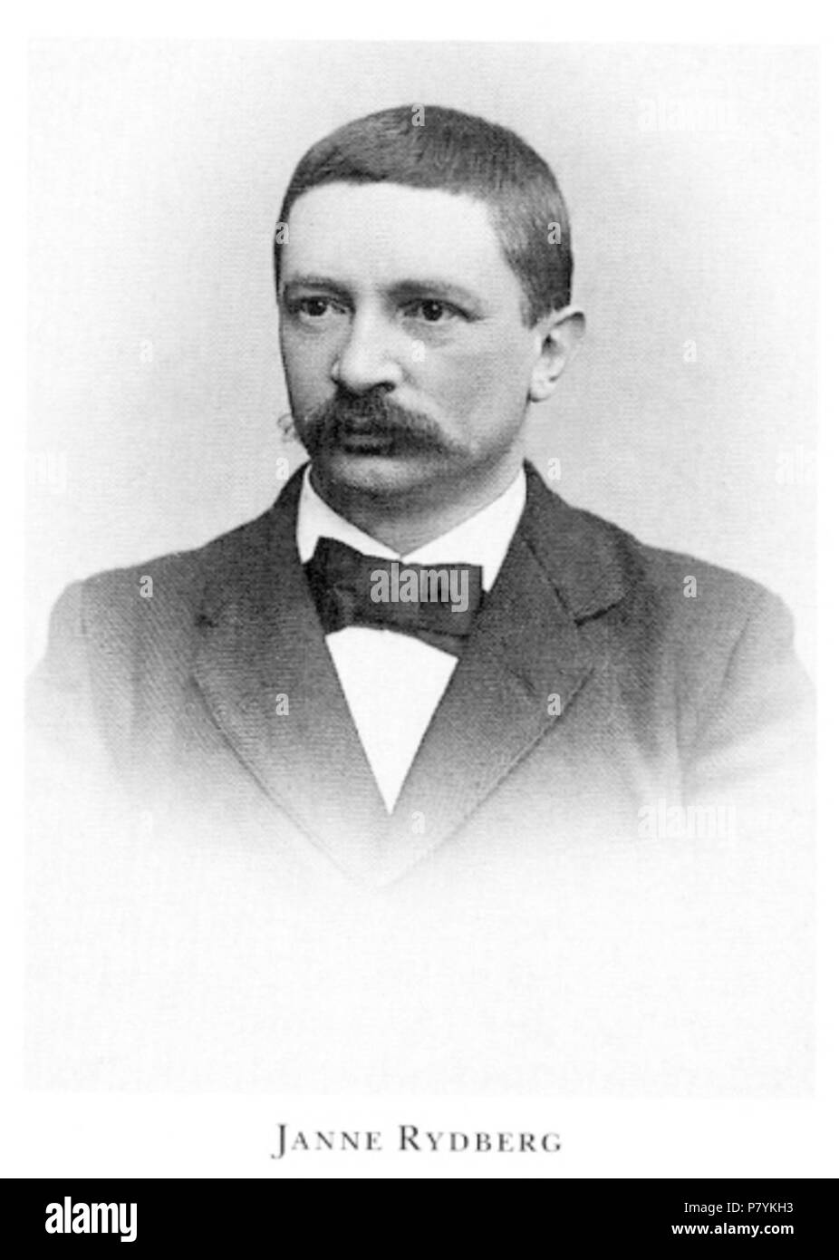 French : photo du physicien suédois Johannes (Janne) Rydberg. Avant 1890 219 JanneRydberg Banque D'Images