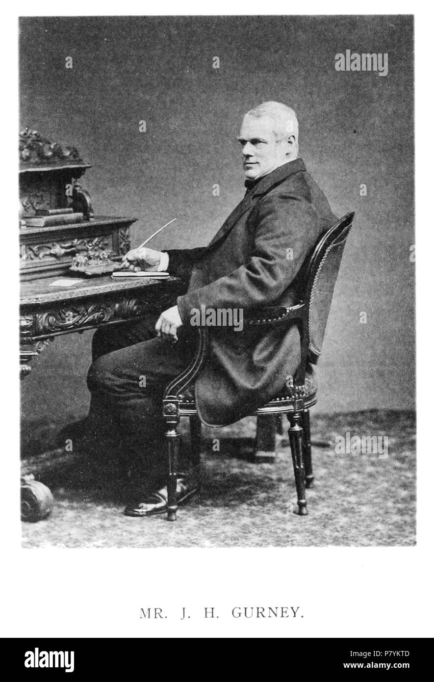 John Henry Gurney (4 juillet 1819 - 20 avril 1890) . avant 1890 mais date d'Ibis photo reprint 1908 220 JHGurney1908 Banque D'Images