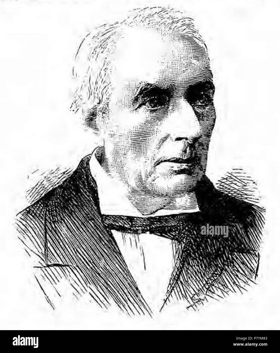 Le Colonel OUSELEY, Joseph W. J. (1800-1889). L'examinateur en langues indiennes. 1889 222 rue Joseph Banque D'Images