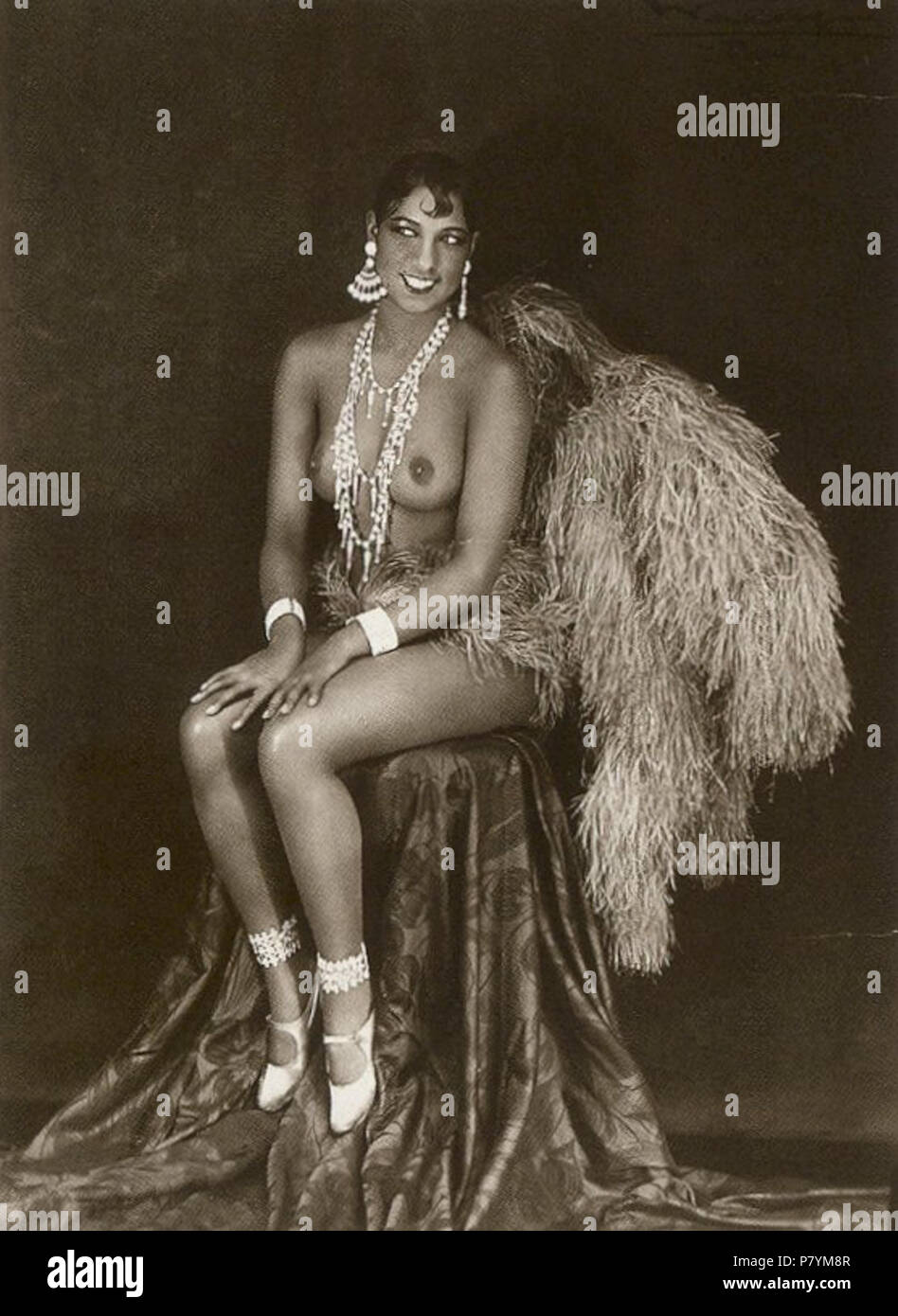 Joséphine Baker . 1927 JosephineBakerBurlesque 223 Banque D'Images