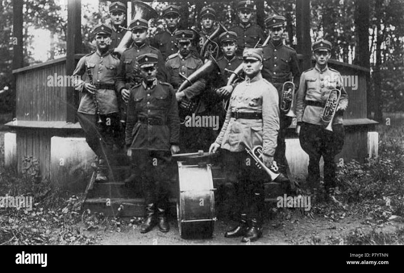 Anglais : bande de Lettonie, 1930 . 1930 241 groupe letton, 1930 Banque D'Images