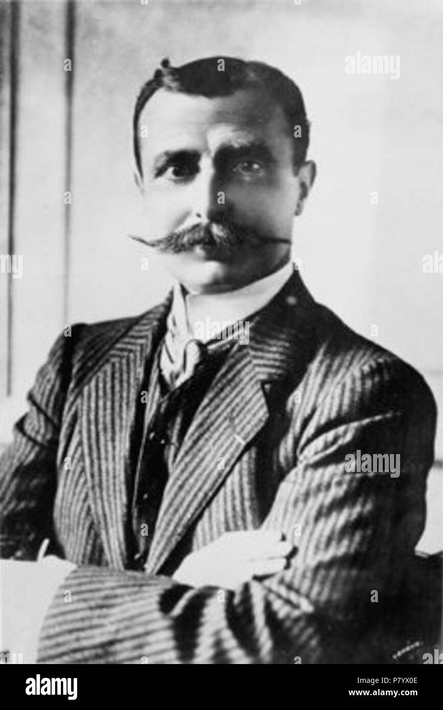 Louis Blériot (1872-1936), le premier homme à voler la Manche. Entre 1906 et 1916 Louis Blériot 250 Banque D'Images