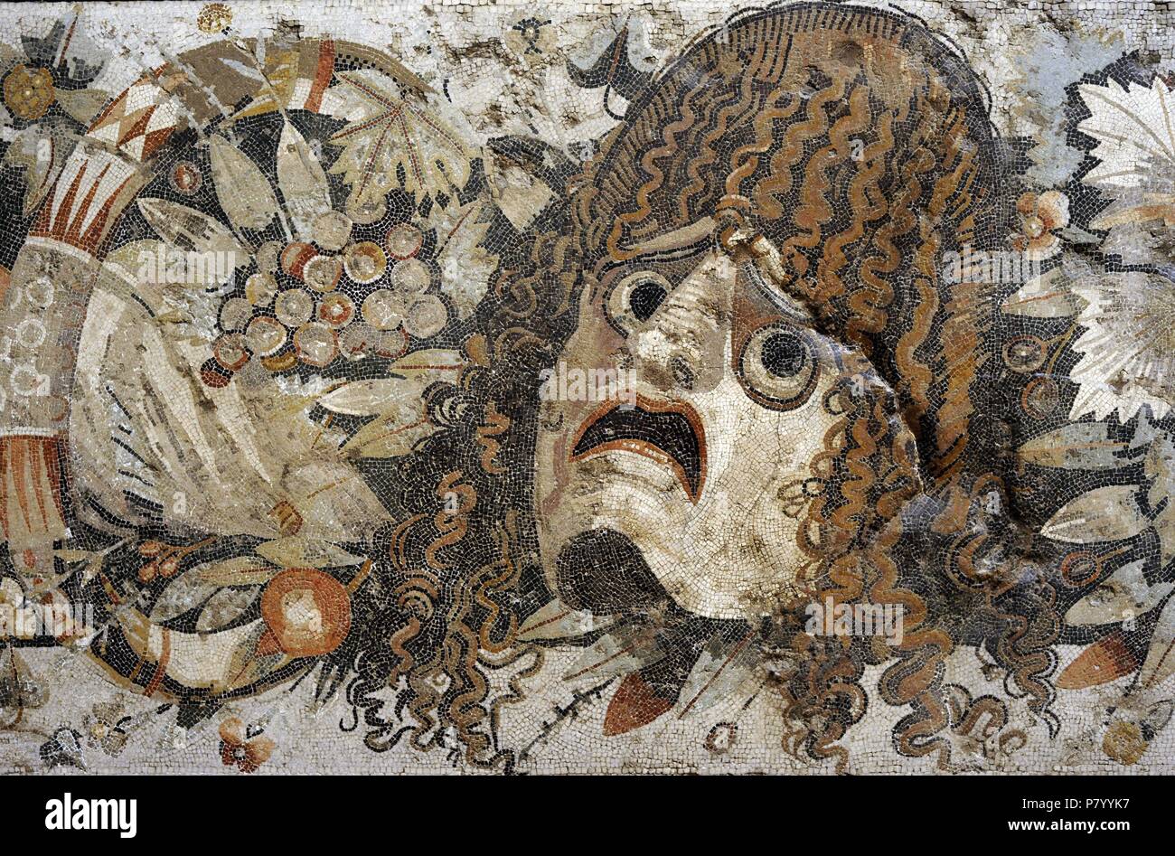 Perle De Verre Ancienne Authentique - Mosaïque Romaine, Période 1er-2ème Siècle Après J.-C., état Remarquable