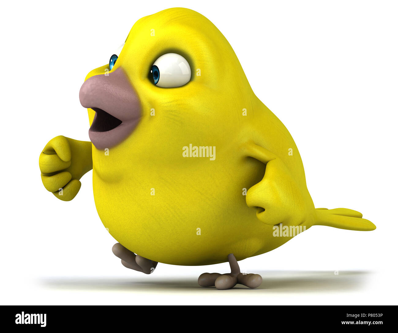 Oiseau jaune Banque D'Images