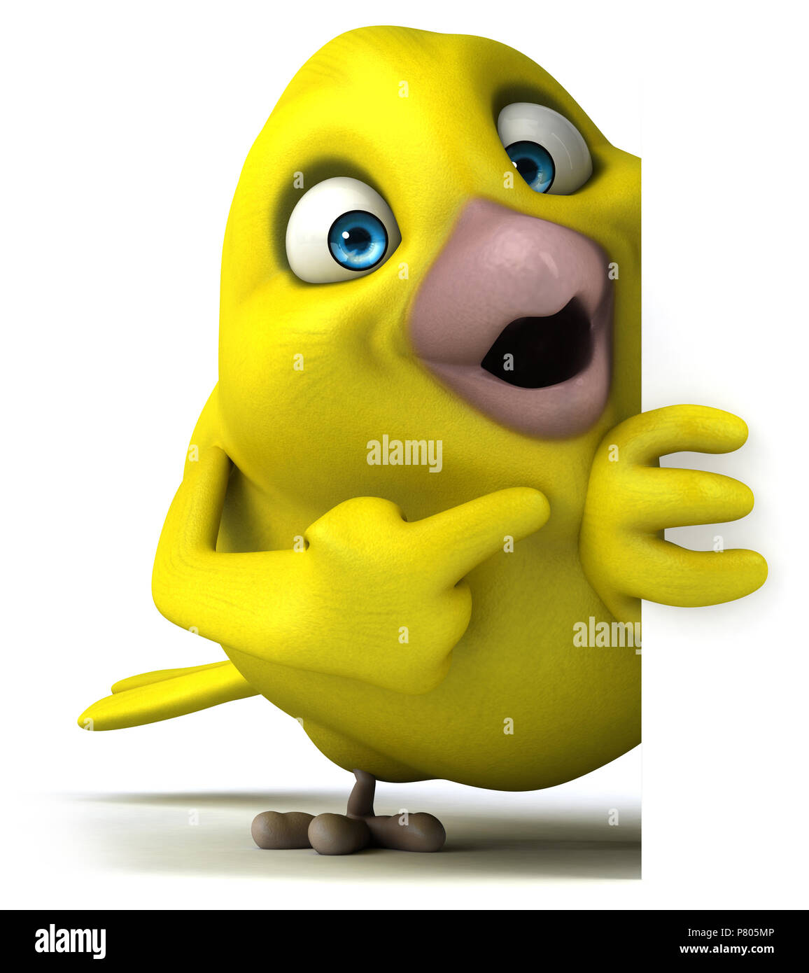 Oiseau jaune Banque D'Images