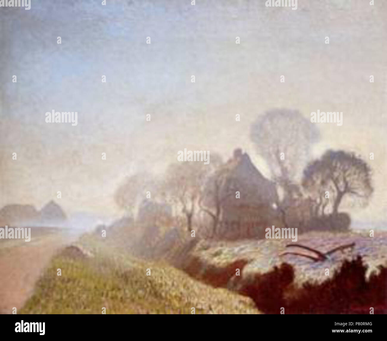 Anglais : matin de novembre . 1922 347-In-November Clausen-Morning Sir-George--1922 Banque D'Images