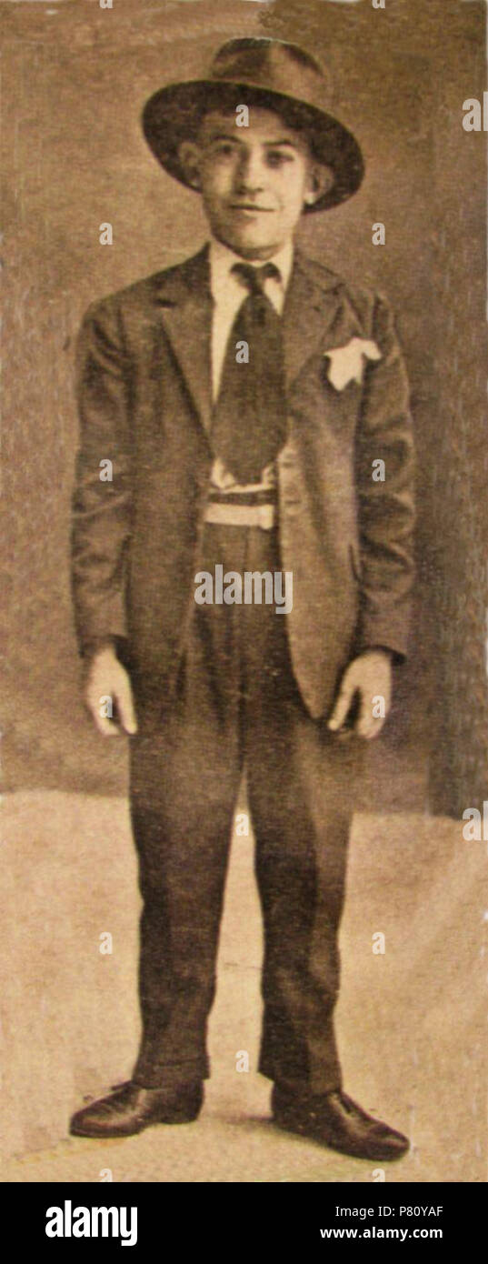 N/A. N/A 384 Vasco Nunes aos 14 anos, Lisboa, 1927 Banque D'Images
