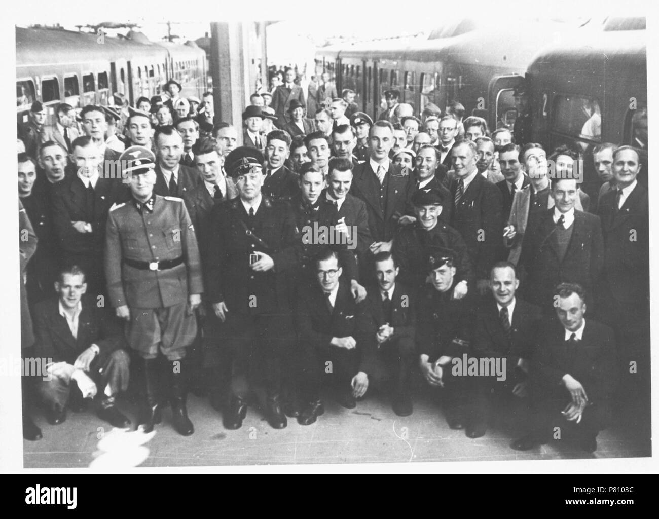 N/A. N/A 386 Propagande Vertrek Kompagnie Fotodienst - der NSB - NIOD - 82020 Banque D'Images