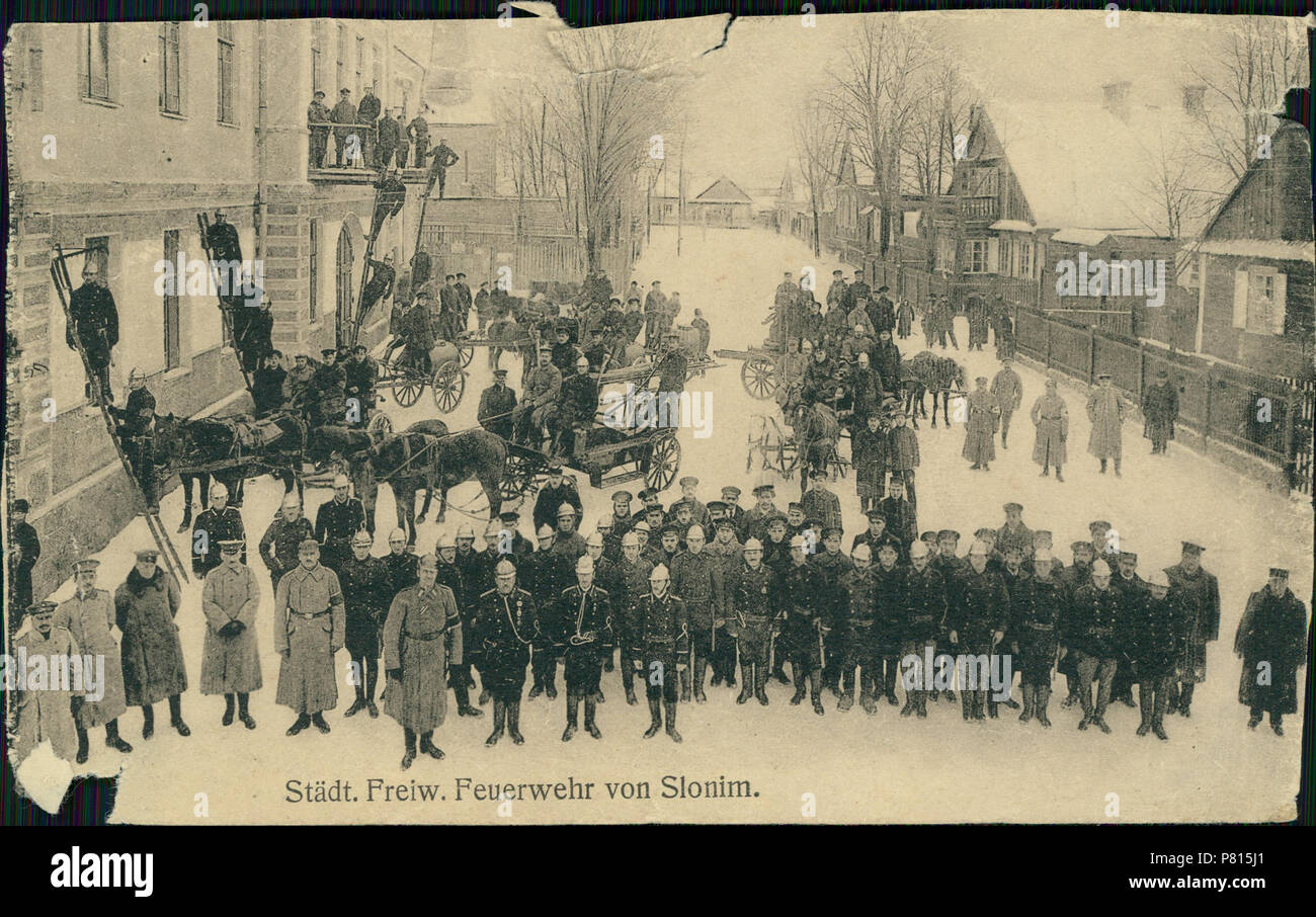 Magistracki Słonim, 361. Слонім Магістрацкі, (B. Weinstein, 1918) (1) Banque D'Images