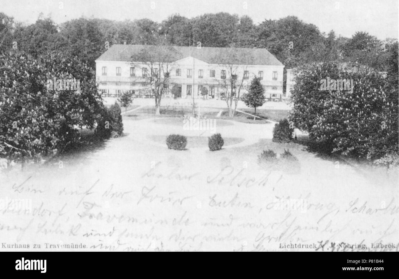 405 WP Altes Kurhaus Travemünde Banque D'Images
