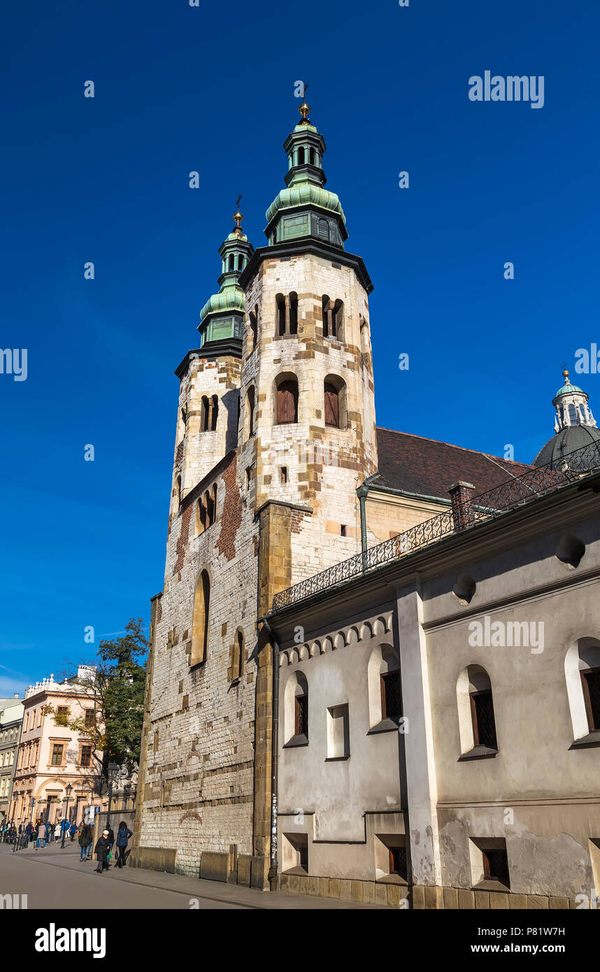 Monument culturel église catholique de Saint André - un monument architectural, l'Église catholique de style roman Banque D'Images