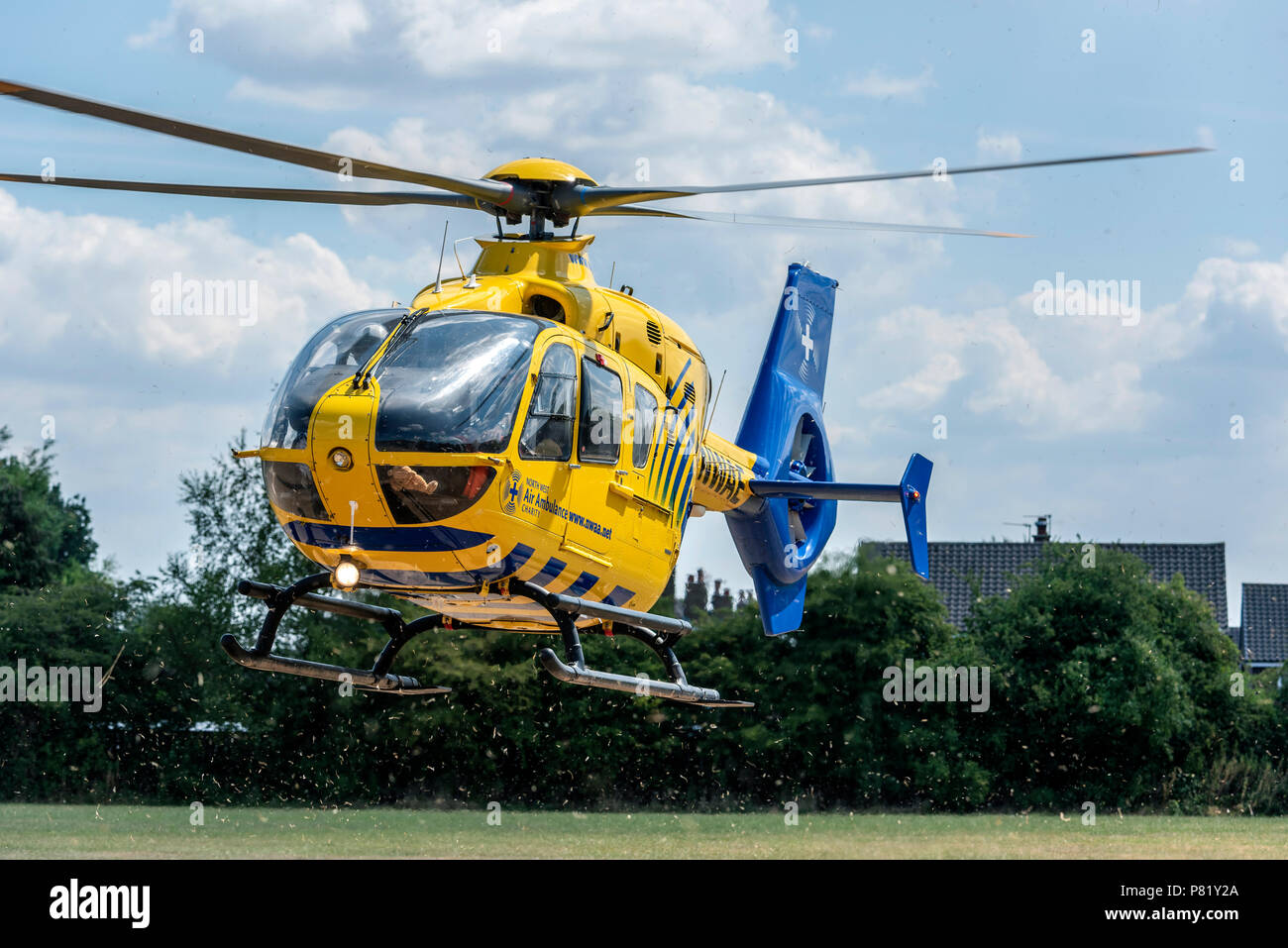 North West Air Ambulance hélicoptère. Banque D'Images