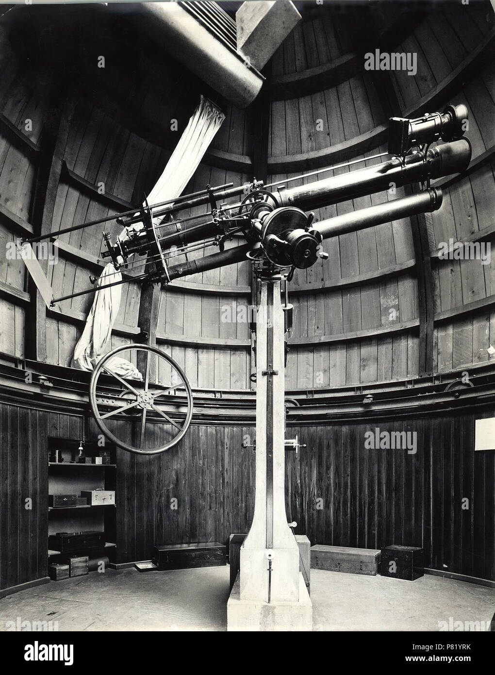 151 ETH-bib-Zürich, Zürich ETH, Eidgenössische Sternwarte, Hauptkuppel-Ans 02775-239 Banque D'Images