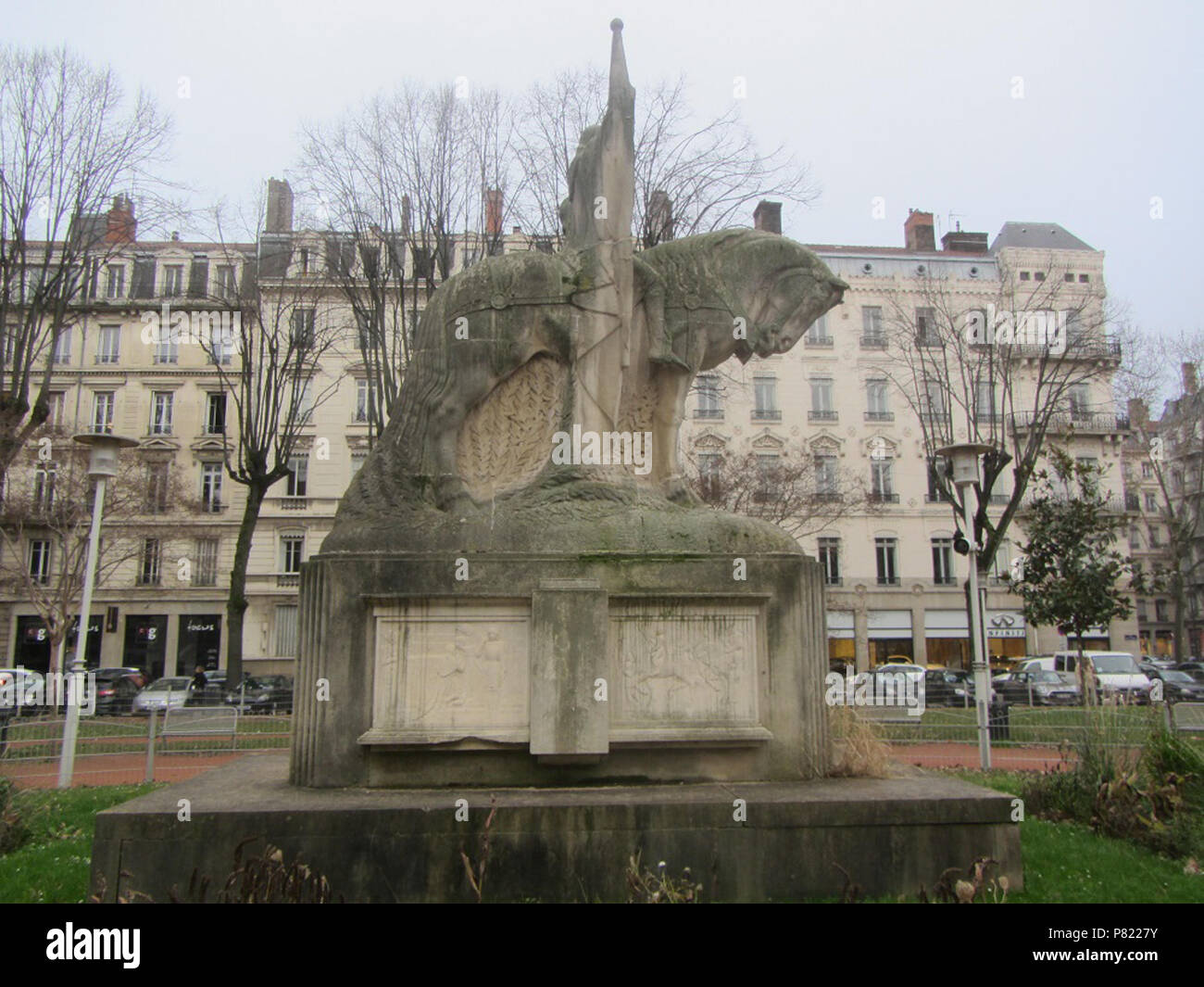 355 Statue équestre de Jeanne d'Arc par Jean Chorel 3 Banque D'Images