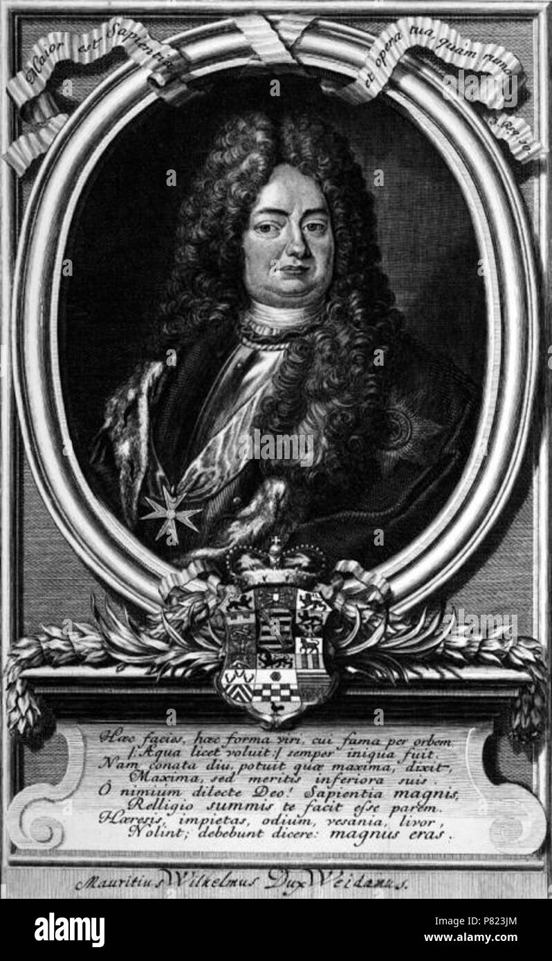 Deutsch : Moritz Herzog Wilhelm von Sachsen-Zeitz . entstanden um 1717/18 277 Moritz Wilhelm von Sachsen-Zeitz Banque D'Images