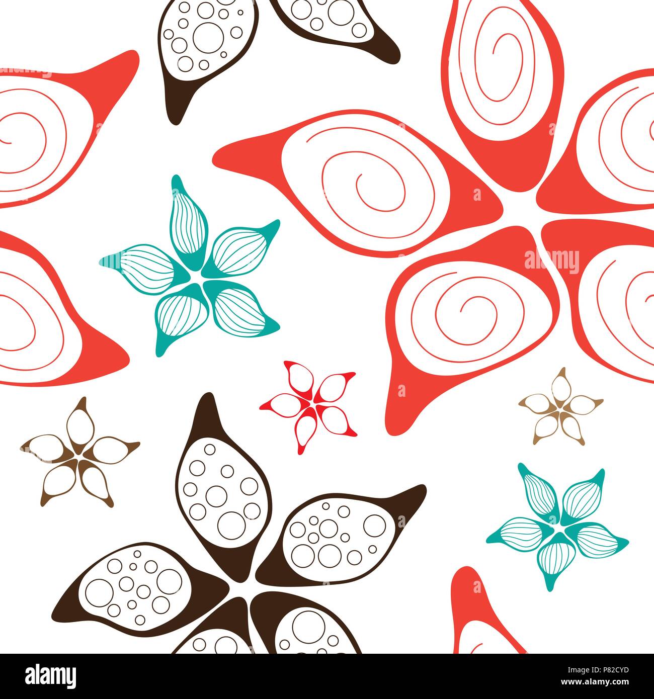 Seamless floral background Illustration de Vecteur