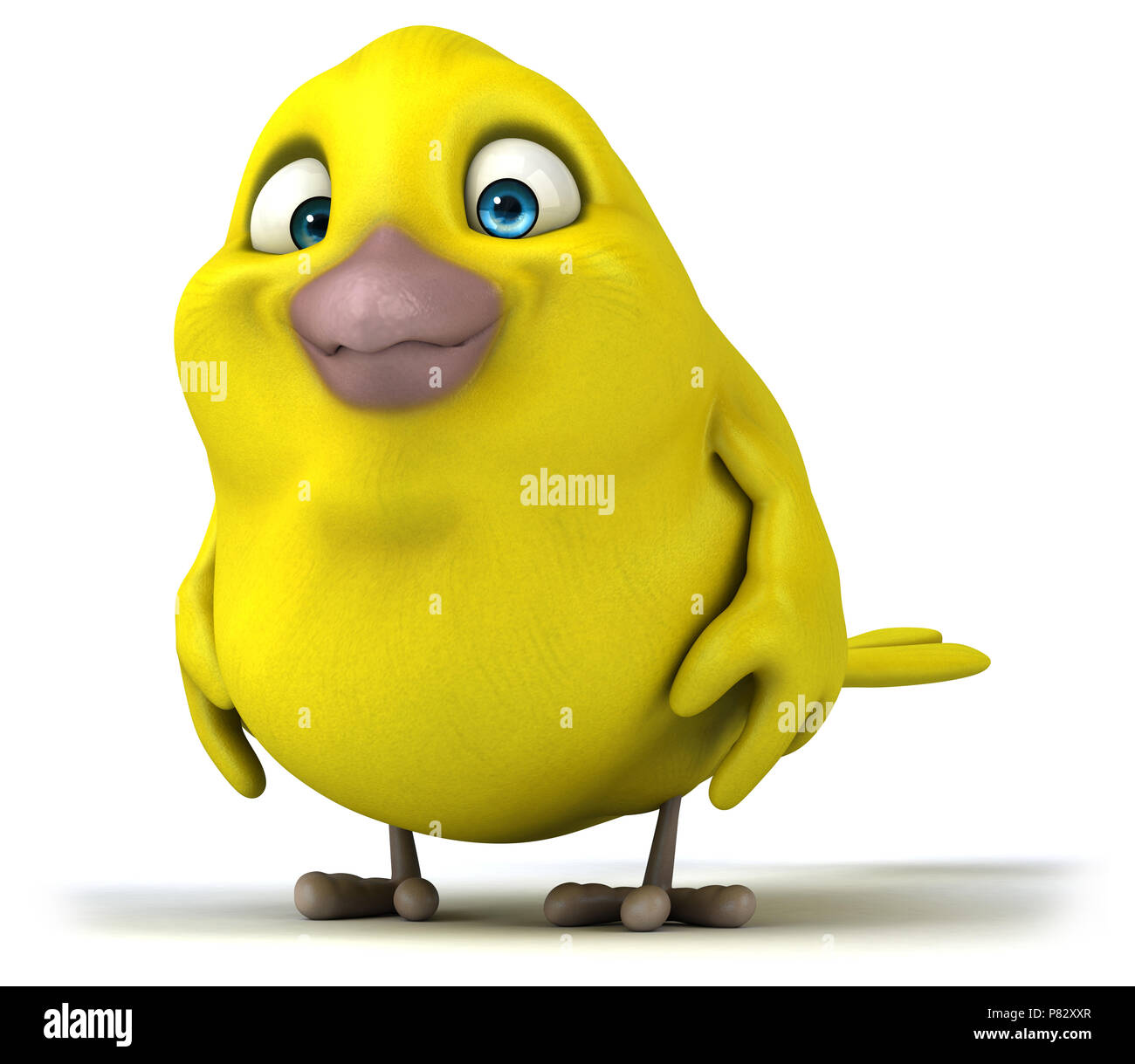 Oiseau jaune Banque D'Images