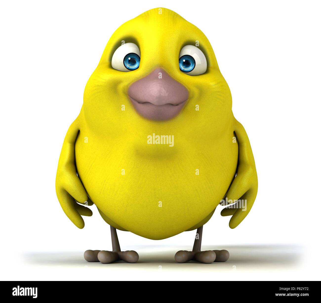 Oiseau jaune Banque D'Images