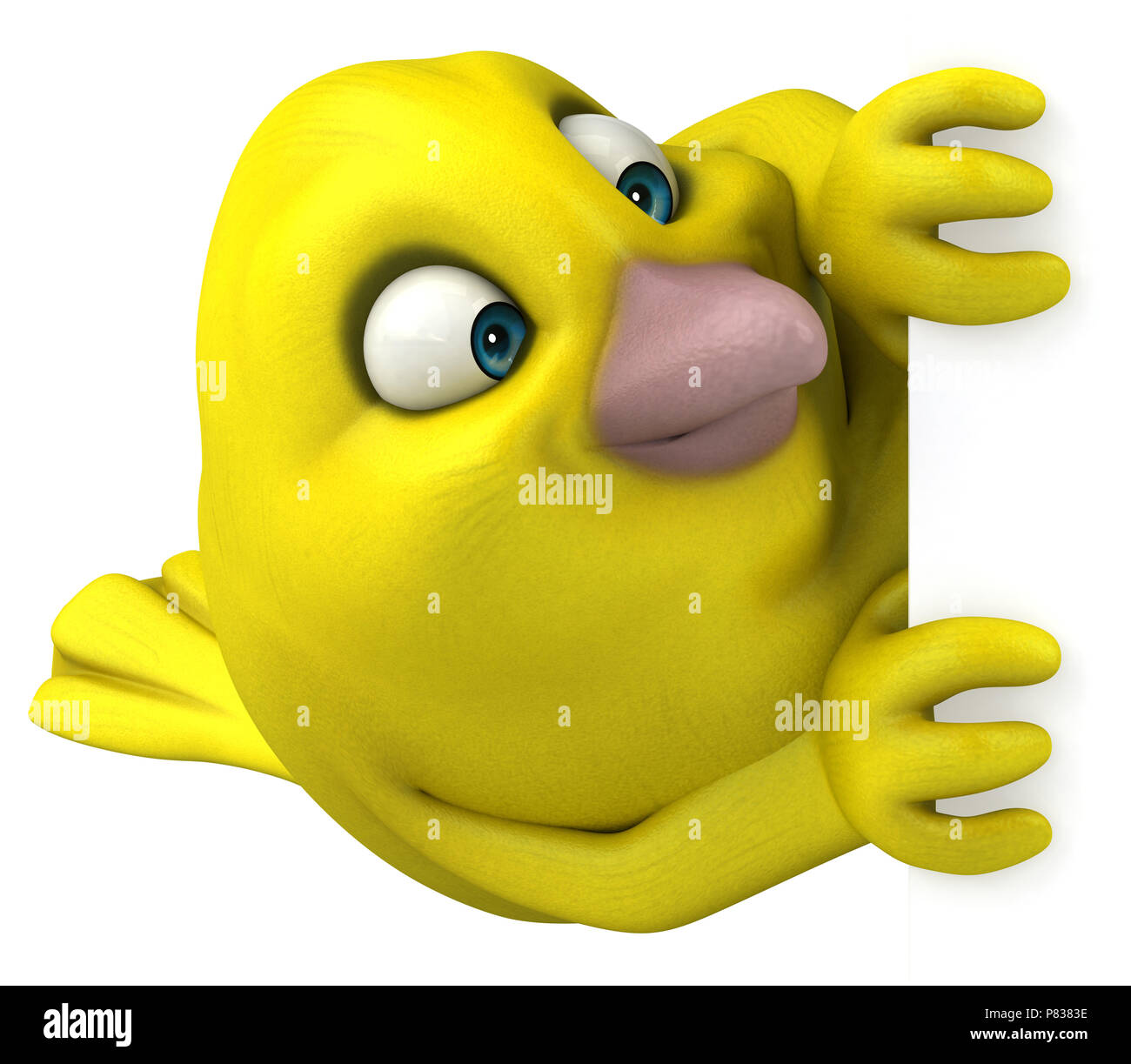 Oiseau jaune Banque D'Images