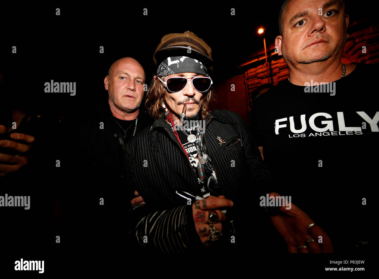 Rome, Italie. 9e juillet 2018. JOHNNY DEEP TOUS Hôtel EDEN *** NO WEB *** *** PAS DE SERVICE QUOTIDIEN indépendant Crédit : Photo Agency Srl/Alamy Live News Banque D'Images