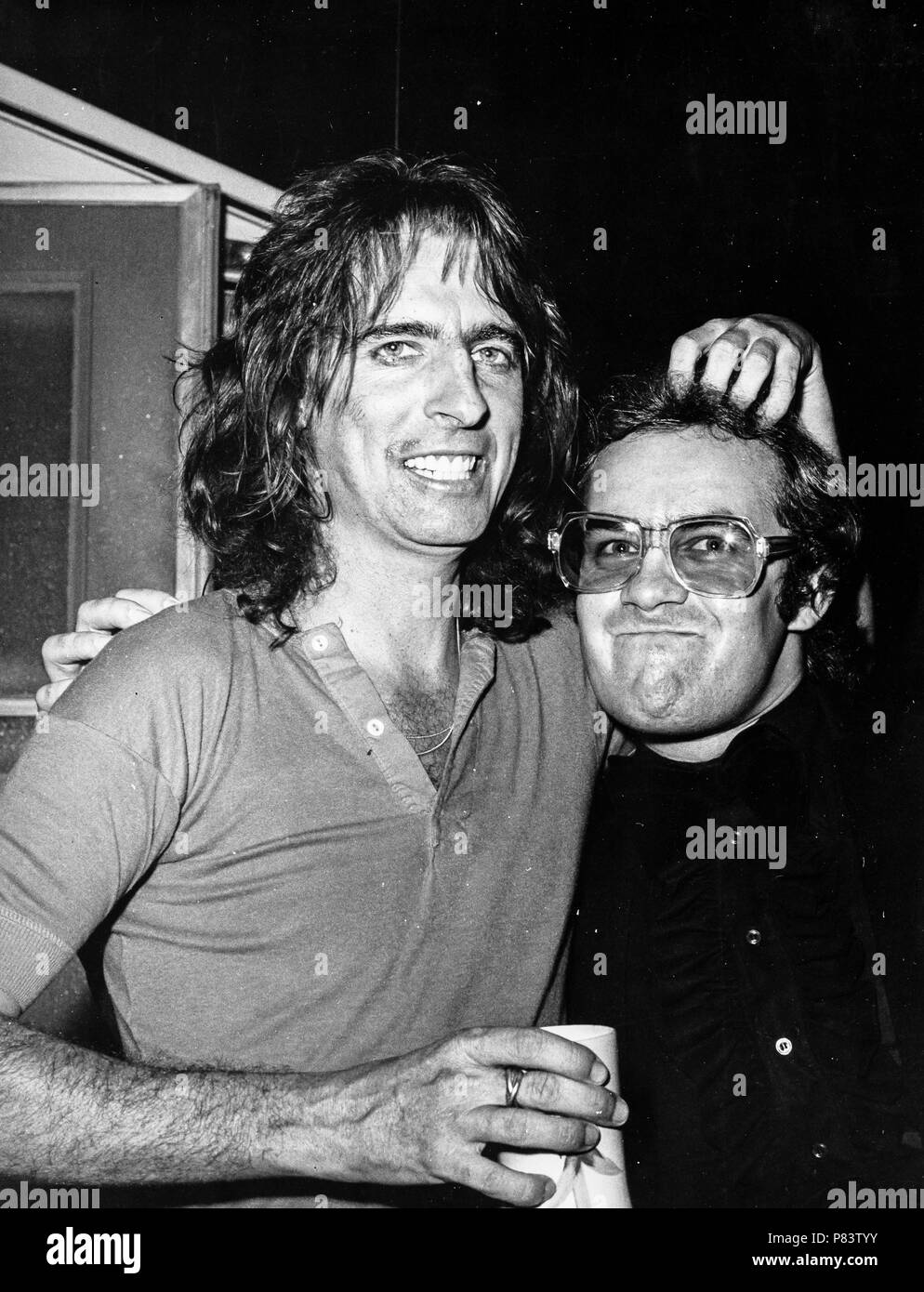 Alice Cooper, Bernie Taupin, 1970 Banque D'Images
