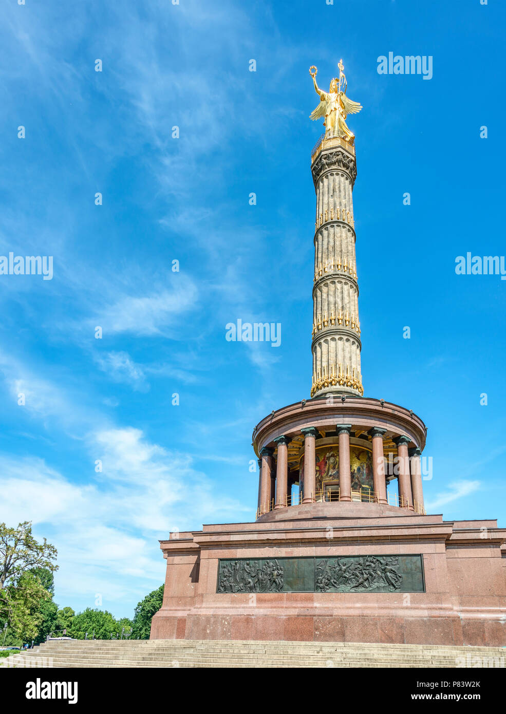 Berlin Victory Column au Tiergarten Park, Allemagne Banque D'Images
