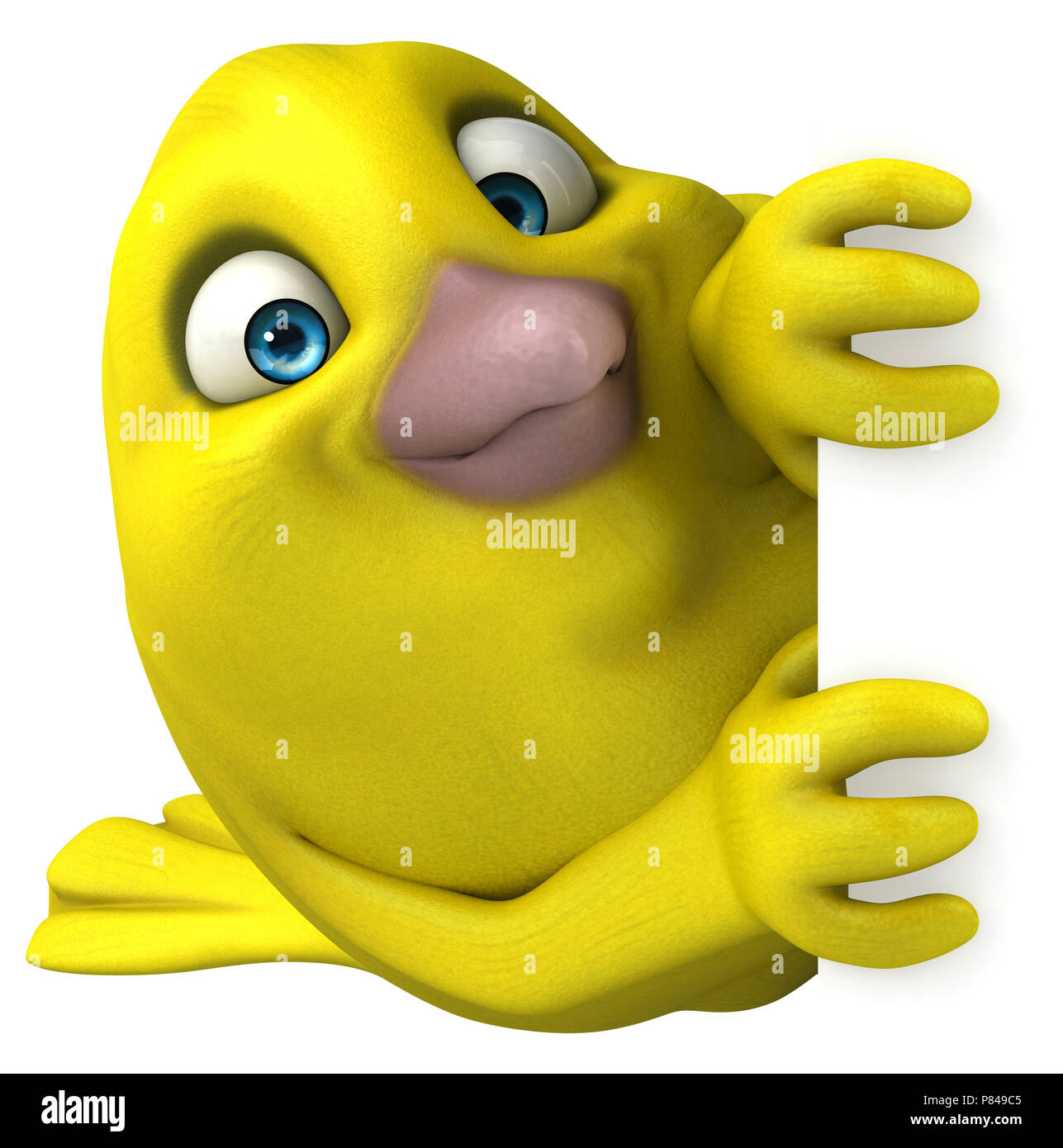 Oiseau jaune Banque D'Images