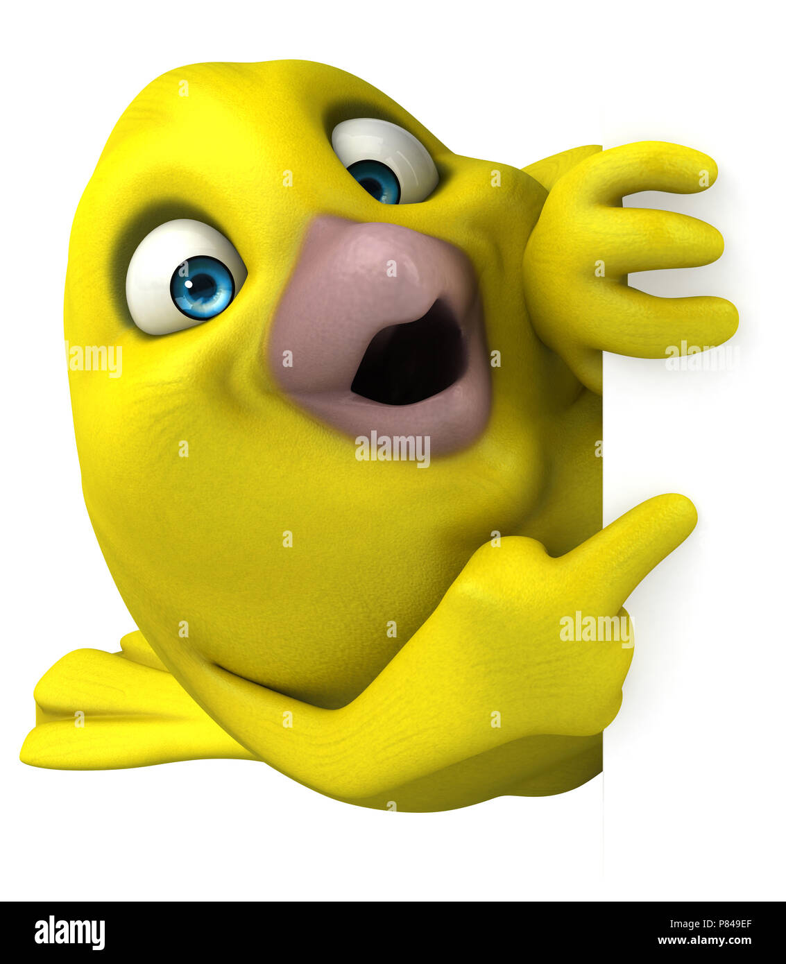 Oiseau jaune Banque D'Images