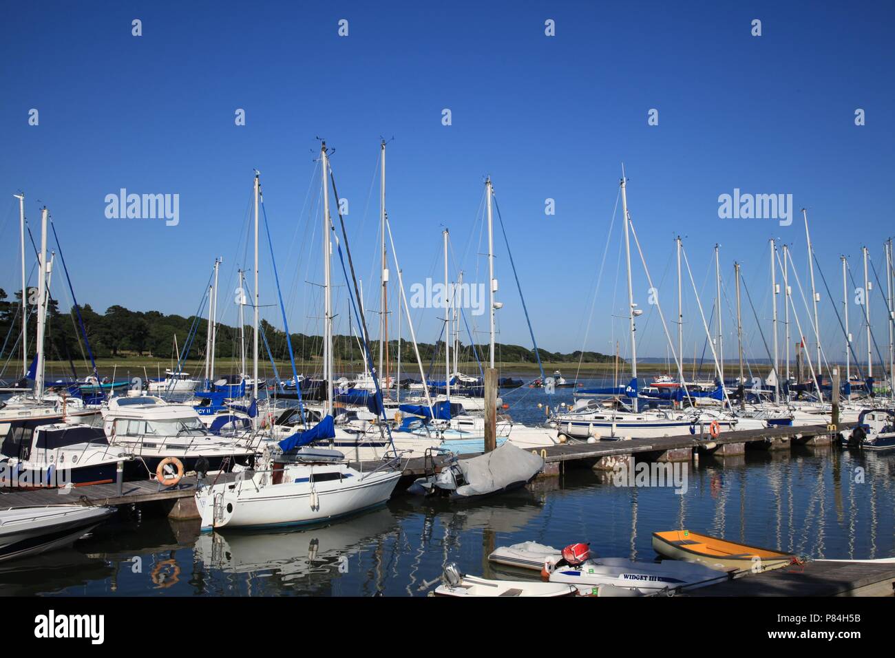 Rivière Lymington, Lymington, Hampshire, Royaume-Uni Banque D'Images