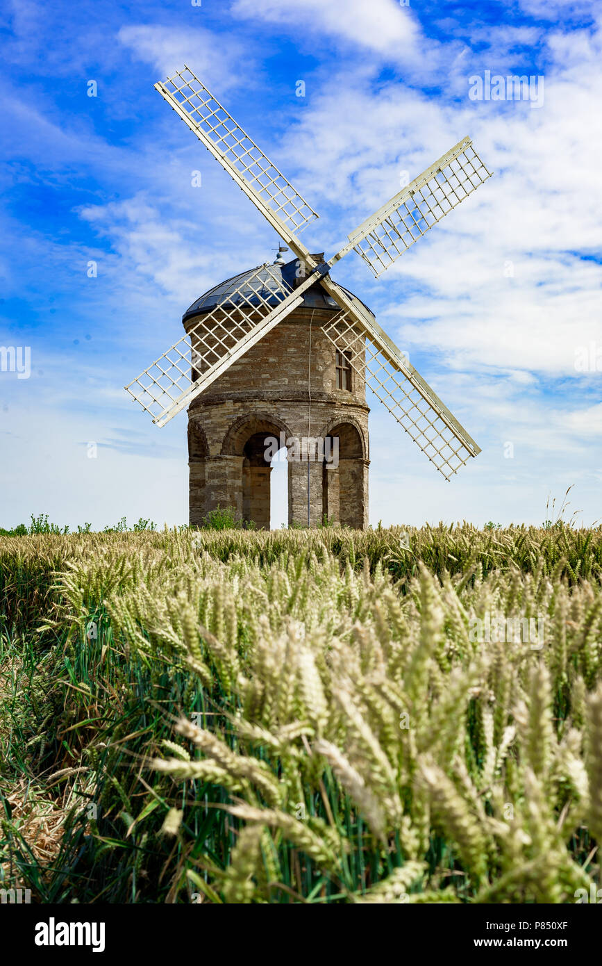 Moulin à Vent de Chesterton sur un jour étés dans le Warwickshire, Royaume-Uni Banque D'Images