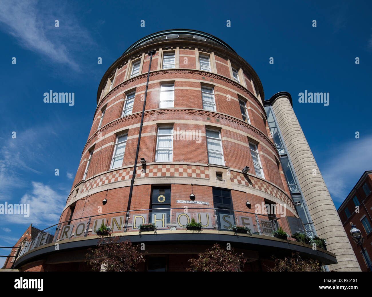 Le Roundhouse à Nottingham, Nottinghamshire England UK Banque D'Images
