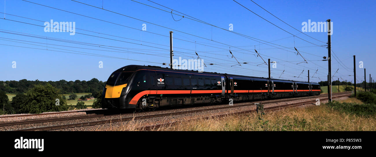180 classe Zephyr, Grand Central Trains, East Coast Main Line Railway, Peterborough (Cambridgeshire, Angleterre, RU Banque D'Images