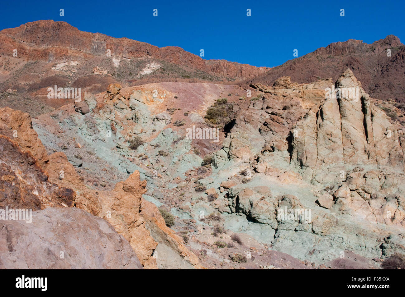 Landschap Ténérife Ténérife les paysages ; Banque D'Images