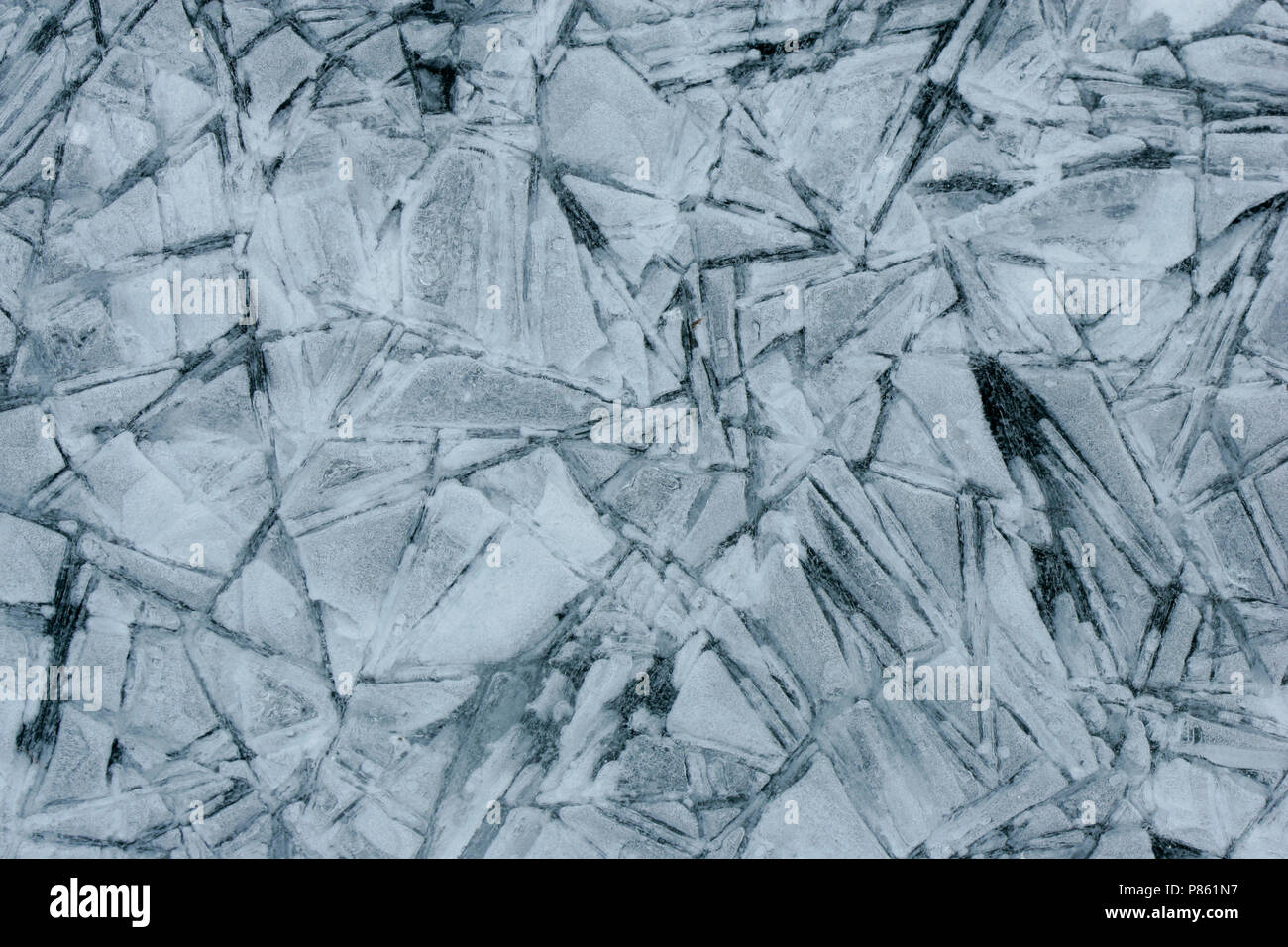 IJskristallen, cristaux de glace Banque D'Images