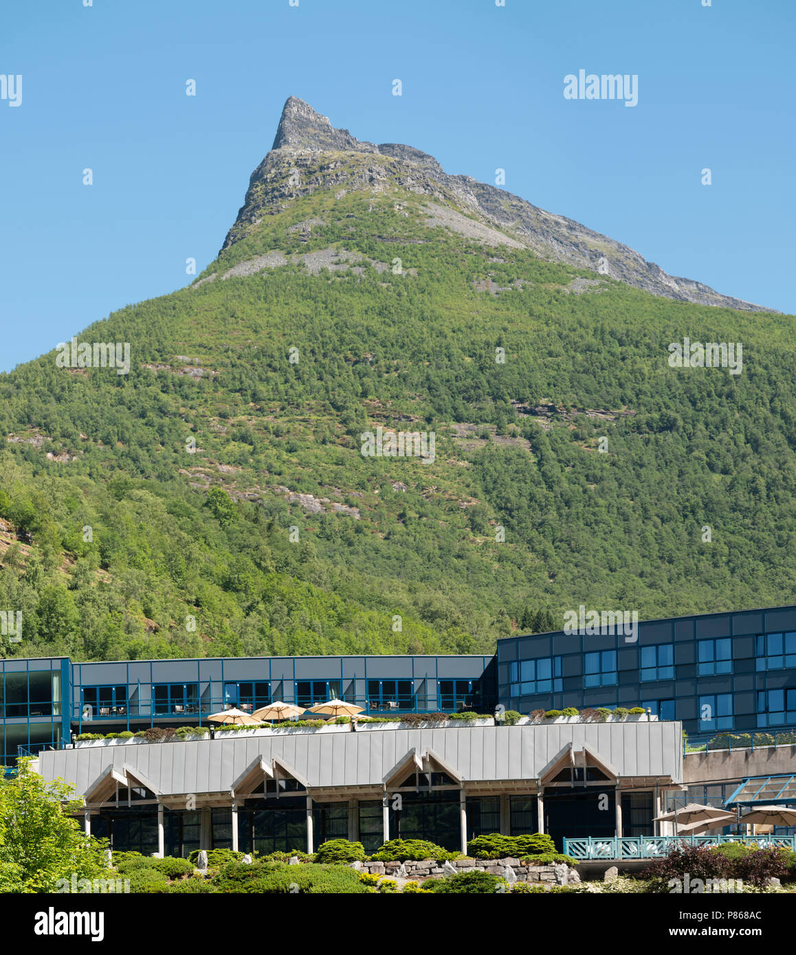 Hotel Union, Geirangerfjord, Norvège Banque D'Images