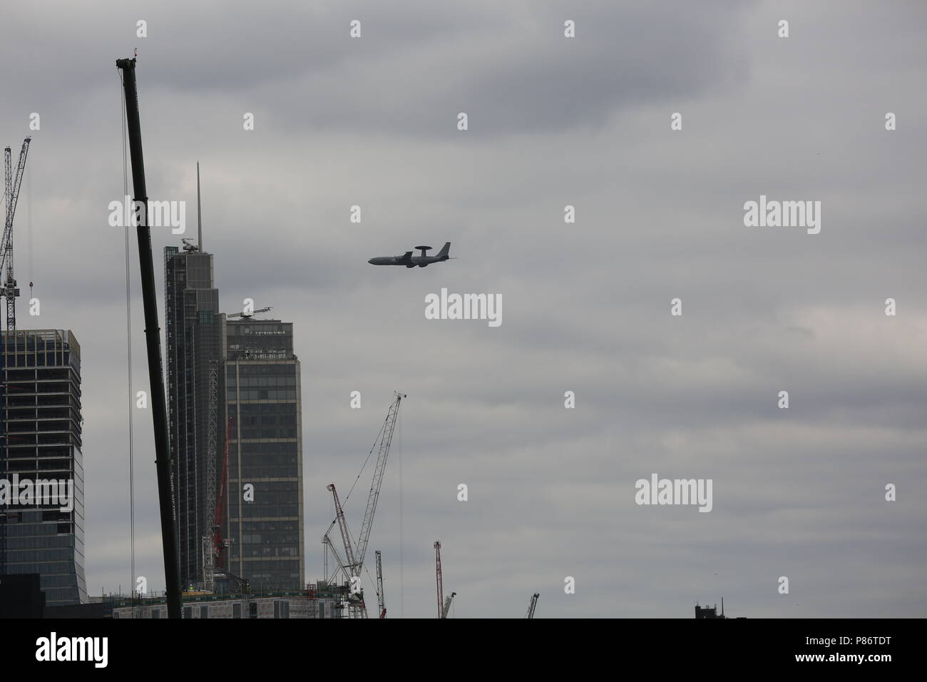 Centenaire de la RAF au défilé aérien centre de Londres Banque D'Images