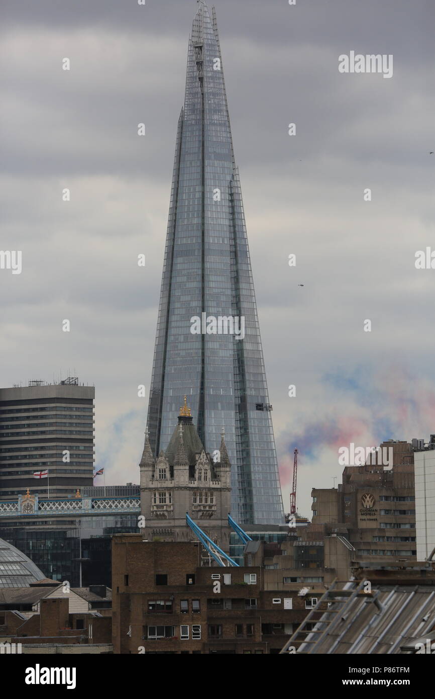 Centenaire de la RAF au défilé aérien centre de Londres Banque D'Images