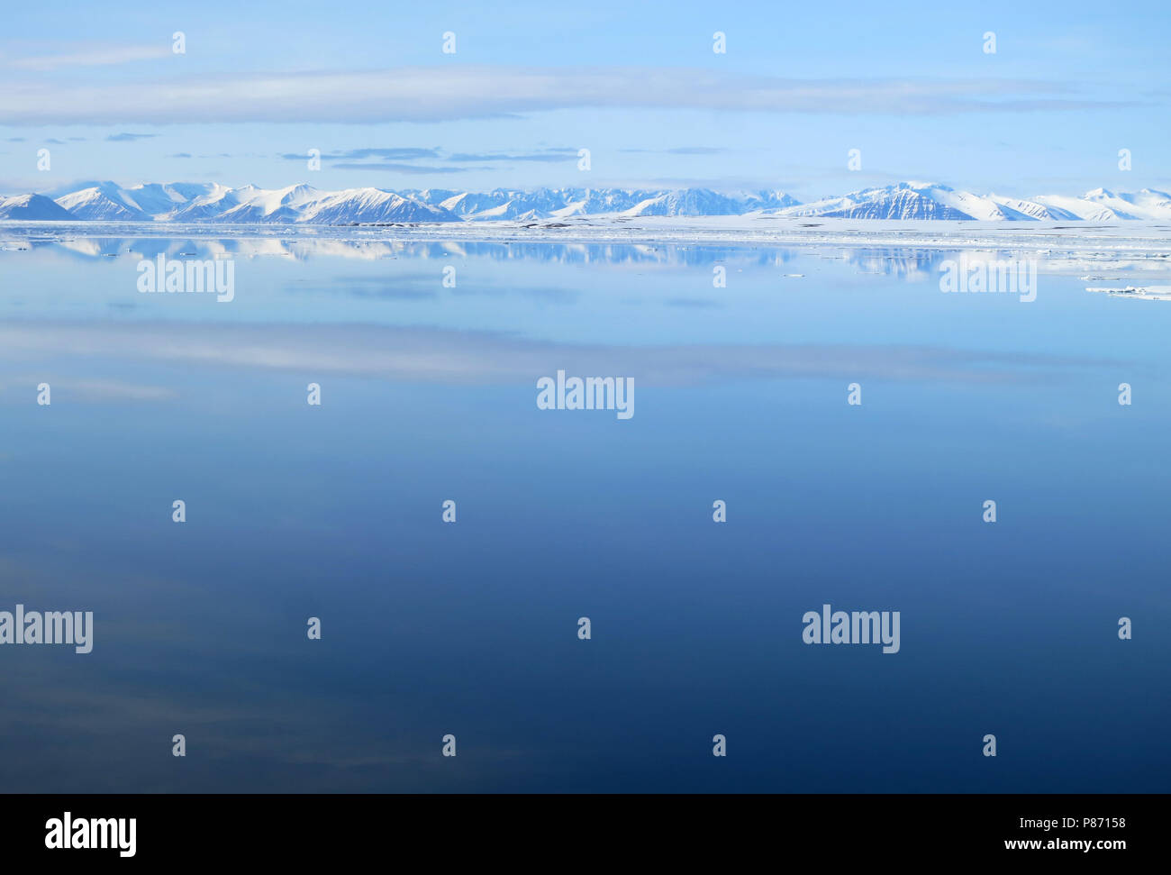Landschap Spitsbergen Spitsbergen paysage ; Banque D'Images