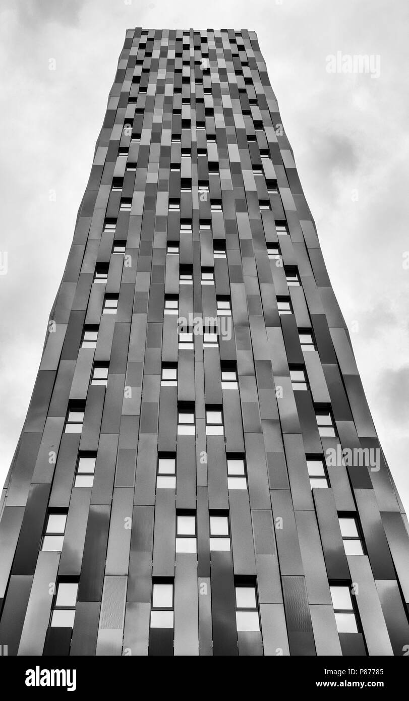 PASSIVHAUS BILBAO, la plus haute tour d'habitation passive dans le monde, Bolueta, Bilbao, Biscaye, Pays Basque, Espagne, Europe Banque D'Images
