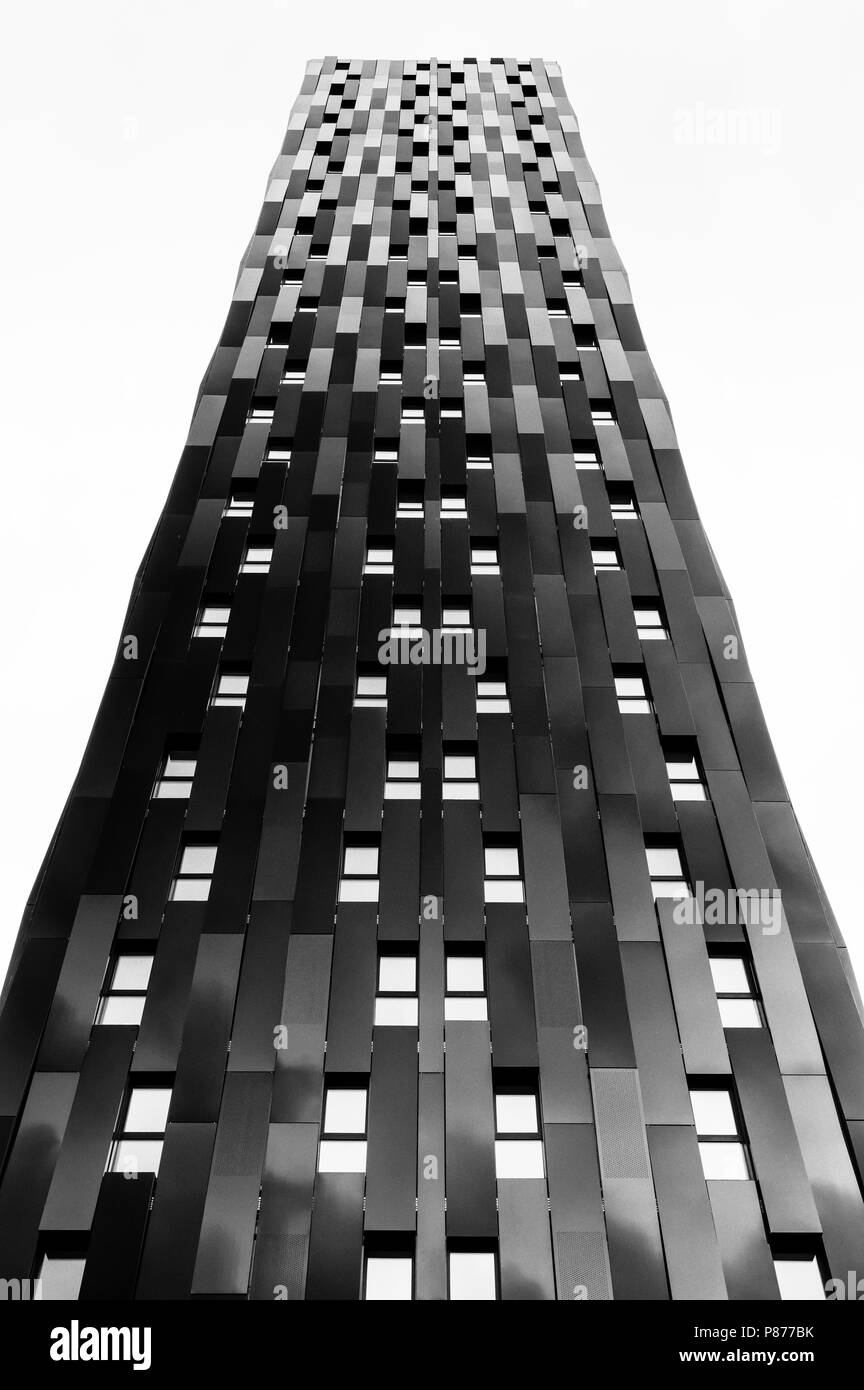 PASSIVHAUS BILBAO, la plus haute tour d'habitation passive dans le monde, Bolueta, Bilbao, Biscaye, Pays Basque, Espagne, Europe Banque D'Images
