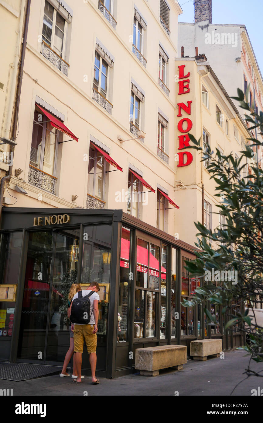 Paul Bocuse brasserie 'Le Nord', Lyon, France Banque D'Images