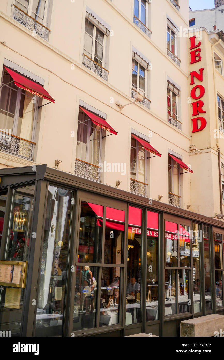Paul Bocuse brasserie 'Le Nord', Lyon, France Banque D'Images
