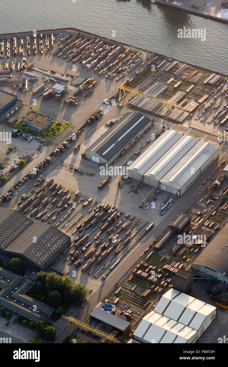 Luchtfotografie van het landschap van Noord-Holland ; photographie aérienne de Noord-Holland landscape Banque D'Images