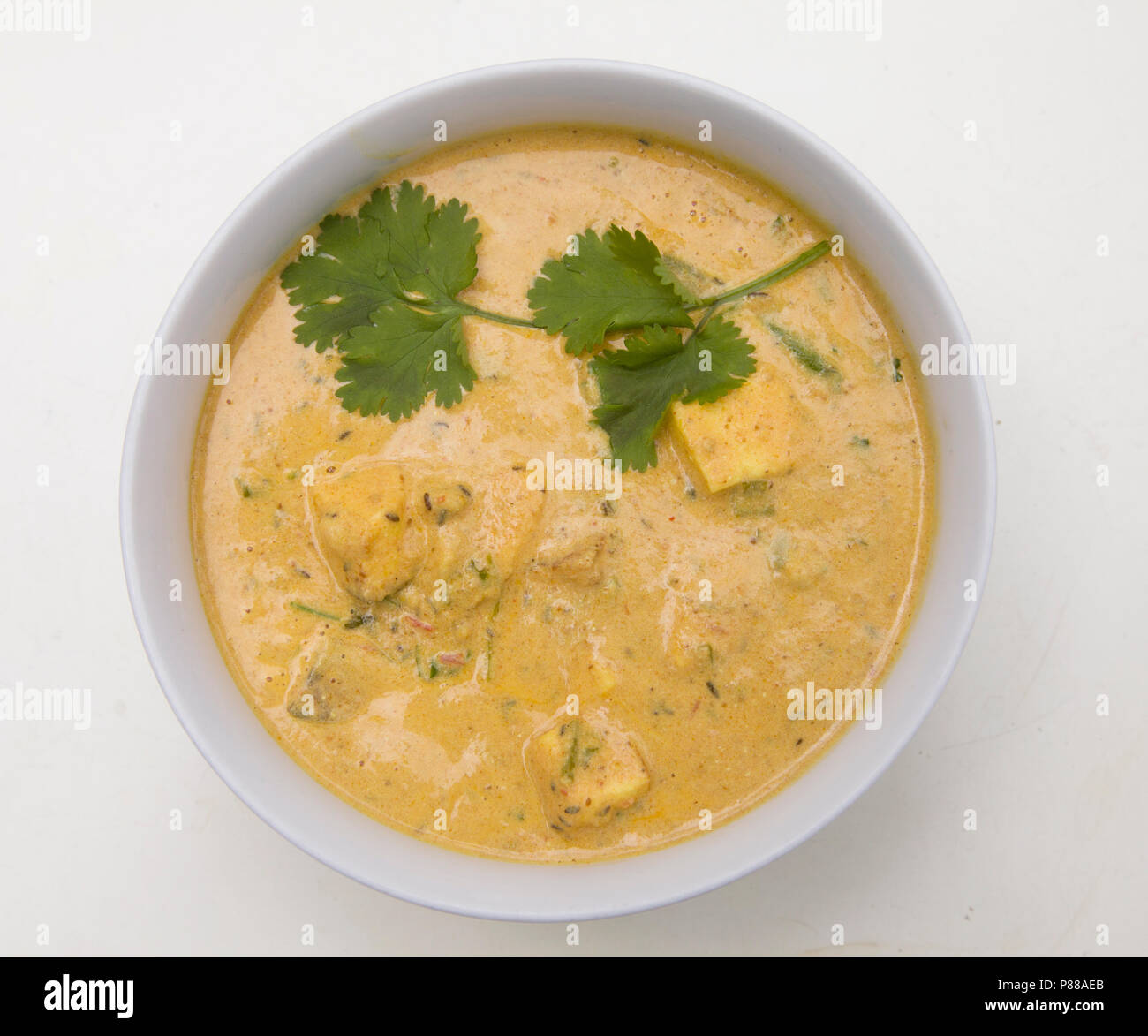 Une délicieuse cuisine indienne Paneer Tikka Masala, shahi paneer Banque D'Images