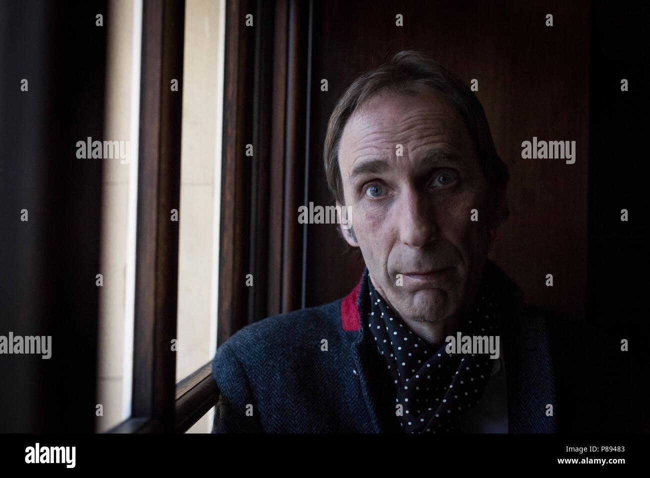 Portrait de l'auteur Will Self Banque D'Images